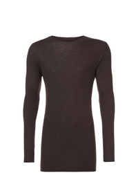 Rick Owens Fitted Ribbed Jumper