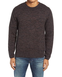 Schott NYC Mixed Cotton Crewneck Sweater