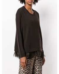 P.A.R.O.S.H. Ostrich Feather Sweater