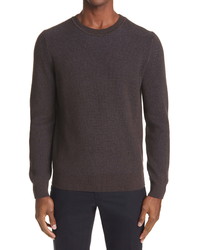 Canali Wool Cotton Crewneck Sweater