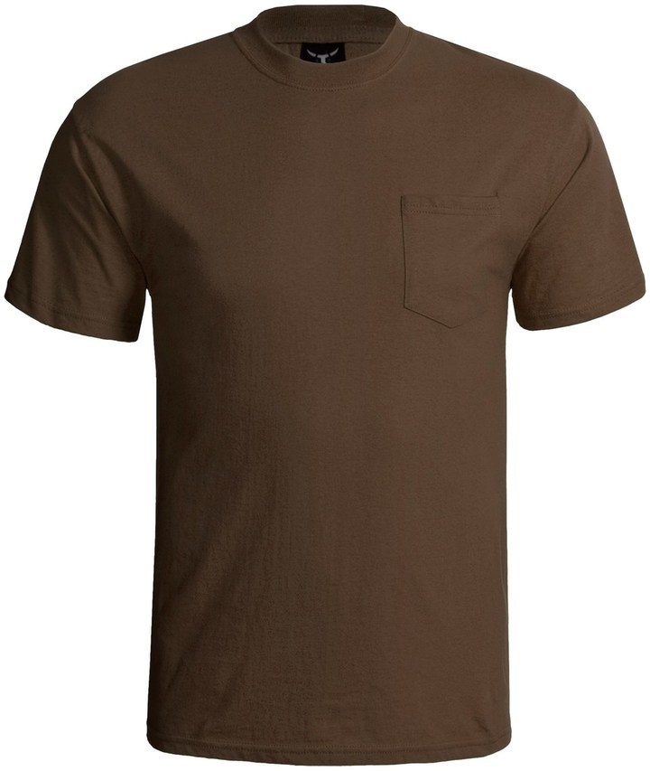 Hanes Beefy T Pocket T Shirt Ring Spun Cotton Short Sleeve, $11 