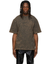 Han Kjobenhavn Brown Distressed T Shirt