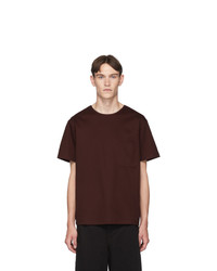 Lemaire Brown Mercerized T Shirt