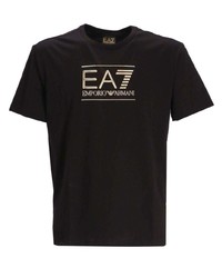 Ea7 Emporio Armani Girocollo Gold Label Cotton T Shirt