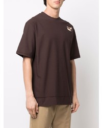 Jil Sander Logo Patch Cotton T Shirt