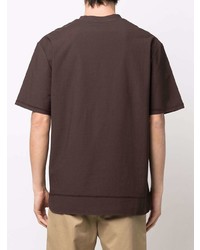 Jil Sander Logo Patch Cotton T Shirt