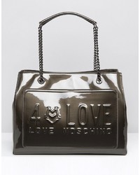 Love Moschino Shoulder Bag With Chain Straps
