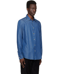 Paul Smith Blue Tailored Shirt