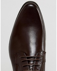 Asos Derby Shoes In Brown
