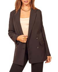 Reformation Double Breasted Blazer
