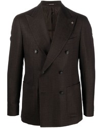 Tagliatore Fitted Double Breasted Fastening Blazer