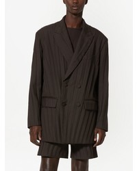 Valentino Plated Double Breasted Blazer