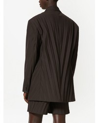 Valentino Plated Double Breasted Blazer