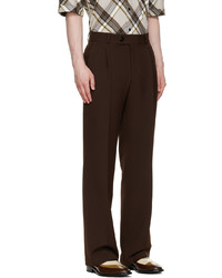 Ernest W. Baker Brown Loose Trousers