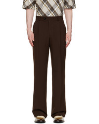 Ernest W. Baker Brown Loose Trousers