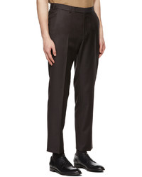Zegna Brown Wool Trousers