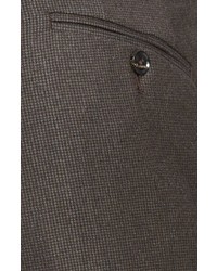 Ted Baker London Columbus Flat Front Solid Wool Trousers