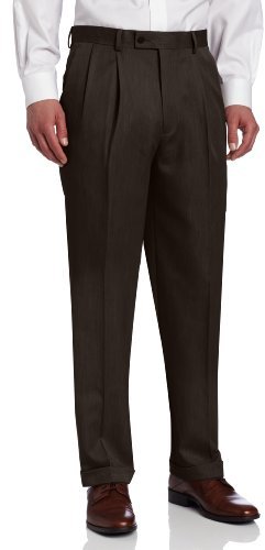 NWT New Braggi by Louis Raphael Mens Dress Pants Size 32X32 Black Pin Stripe
