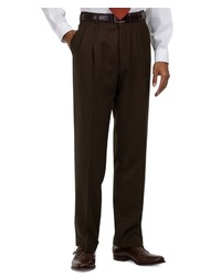 Brooks Brothers Madison Fit Pleat Front Covert Twill Trousers