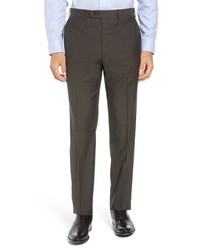 John W. Nordstrom Torino Traditional Fit Plaid Wool Trousers