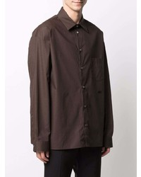424 Logo Embroidered Button Down Shirt