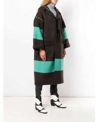 Alanui Contrast Stripe Oversized Coat