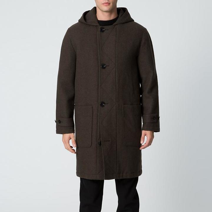 Lemaire Wool Blended Duffle Coat, $169 | Uniqlo | Lookastic