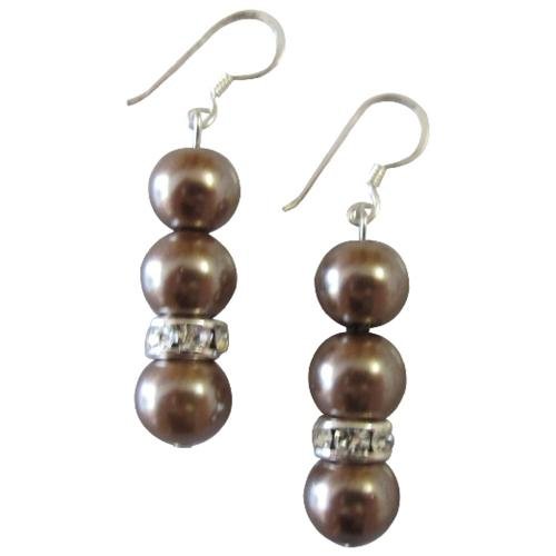 Pearl Prom Earrings