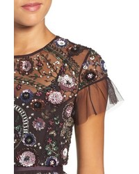 Needle & Thread Embellished Blouson Mesh Gown