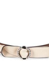 Marni Embellished Bow Leather Belt