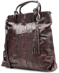 Henry Beguelin Leather Tote With Embellished Tassel