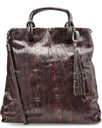 Henry Beguelin Leather Tote With Embellished Tassel