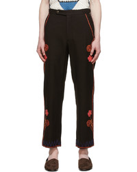 Bode Black Rancher Trousers