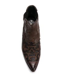 Alberto Fasciani Embroidered Cowboy Boots