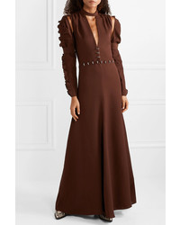 Chloé Embellished Cutout Crepe Gown