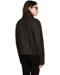 Amiri Brown Flannel Jacket