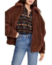 BDG Urban Outfitters Batwing Faux Shearling Jacket