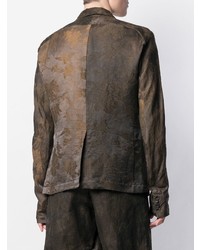 Uma Wang Floral Pattern Blazer Jacket