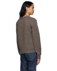Phipps Brown Alpaca Organic Wool Sweater