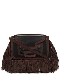 Pierre Hardy Fringed Suede And Leather Cross Body Bag