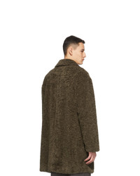Deveaux New York Brown Faux Fur Coat
