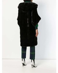 Liska Cropped Sleeves Fur Coat