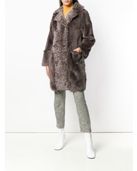 Desa Collection Double Breasted Fur Coat