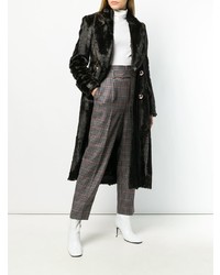 Erdem Faux Fur Double Breasted Coat