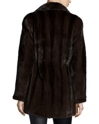 GORSKI Reversible Mink Fur Stroller Coat Sommelier