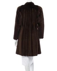 Yves Saint Laurent Sheared Mink Coat