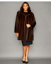 The Fur Vault Three Quarter Length Mink Fur Coat