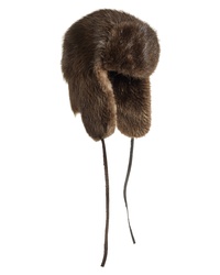 Moose Knuckles Genuine Beaver Fur Trapper Hat