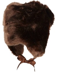 Imposter Faux Fur Trapper Hat Brown