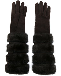 Loro Piana Furry Long Gloves